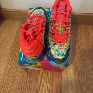 Puma Red and Blue Sneakers Bold Athletic Style